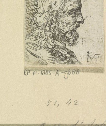 Bust of a Man Facing Right