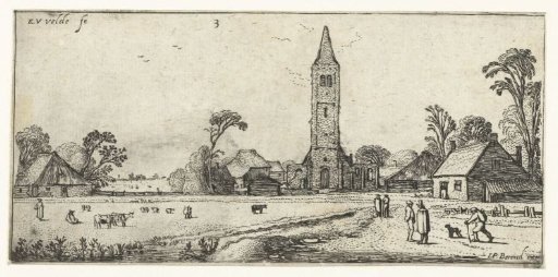 Walkers on a road near Spaarnwoude