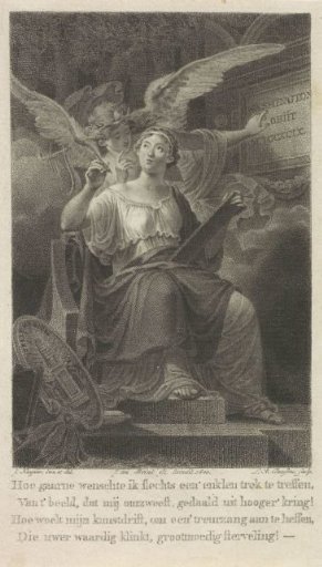 Allegory on the death of Washington, 1799
