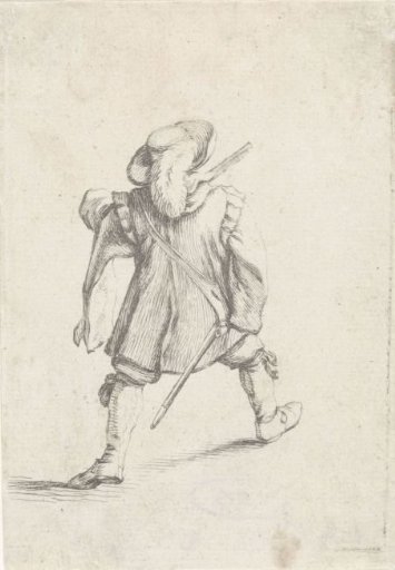 Standing Soldier to the Right, Seen from the Back