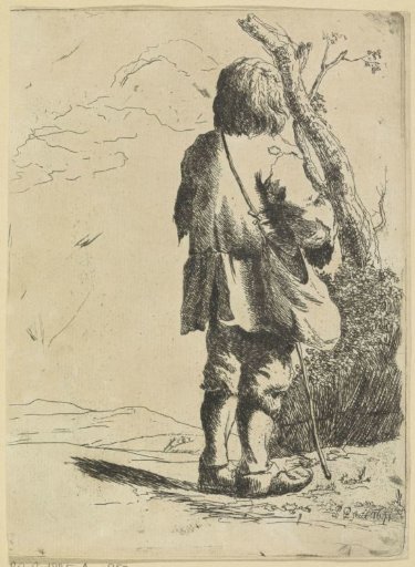 Standing Man Seen from Behind