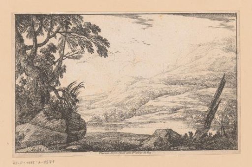 Landscape with view of a mountain