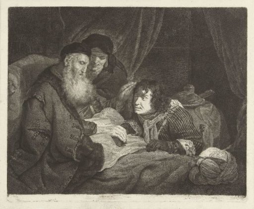 Isaac blesses Jacob