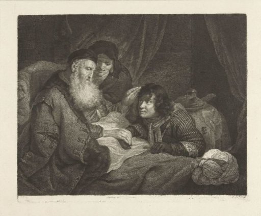 Isaac blesses Jacob