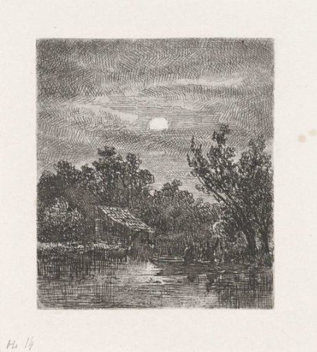 Fishermen by moonlight