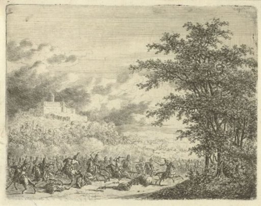 Cavalry Fight near Fort Königstein
