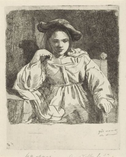 Seated girl