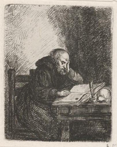 Reading monk