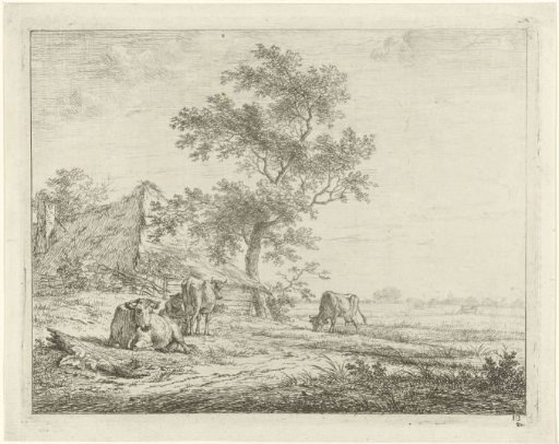 Landscape with Farmhouse and Cows