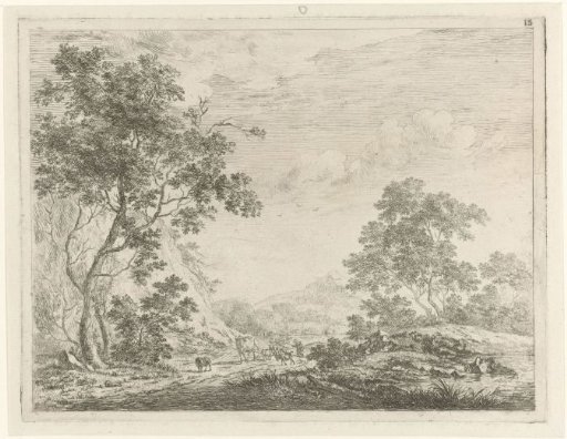 Landscape with Shepherd and Cattle