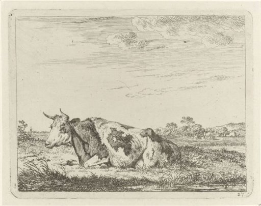 Landscape with a Recumbent Cow