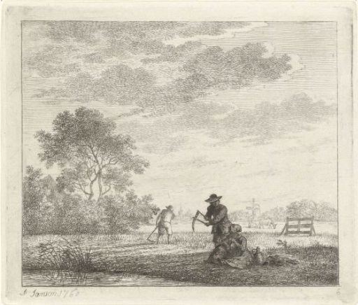Field with farmers
