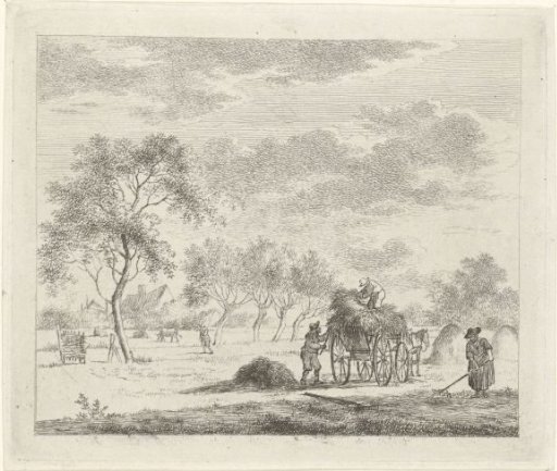 Landscape with a Hay Wagon