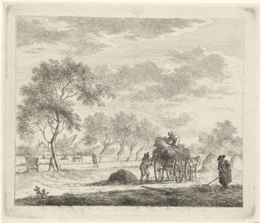 Landscape with a Hay Wagon
