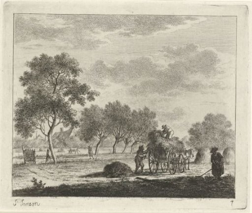 Landscape with a Hay Wagon