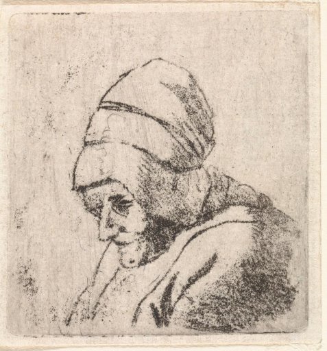 Bust of an old woman