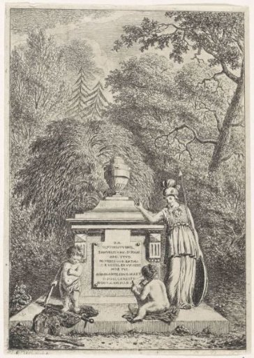 Allegorical Monument for the Leiden Student S. van Schaak, 1794
