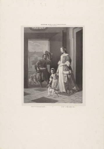 Fishmonger at the door of a fine house