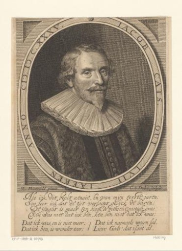 Portrait of Jacob Cats aged 57