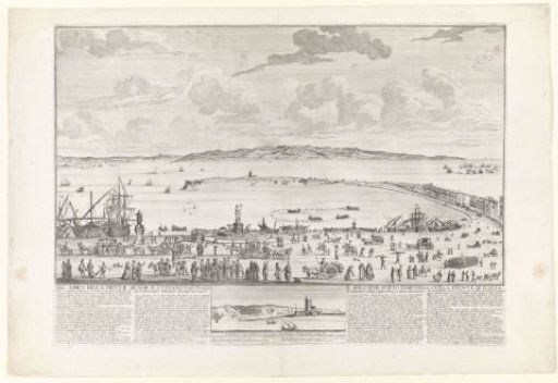 View of the harbor and roadstead of Messina
