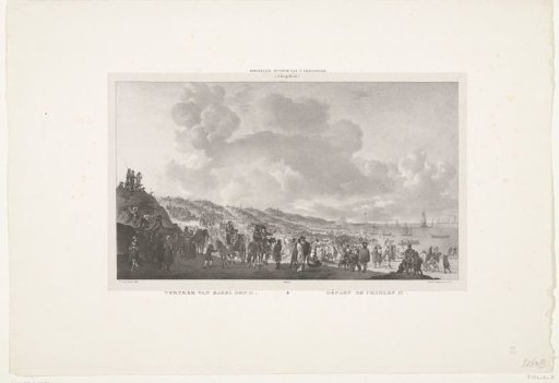 Departure of Charles II from the Beach of Scheveningen to England, 1660
