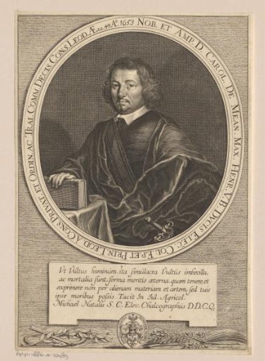 Portrait of Charles de Mean at the age of 49
