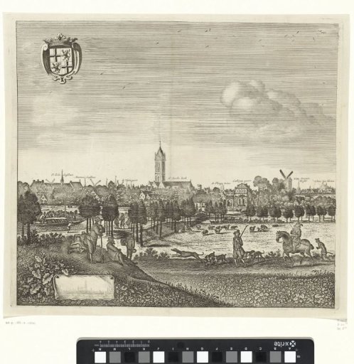View of Utrecht from the west, (plate I)