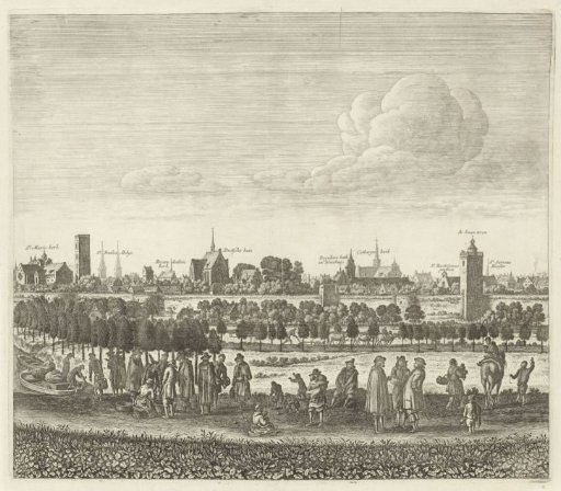 View of Utrecht from the west, (plate III)