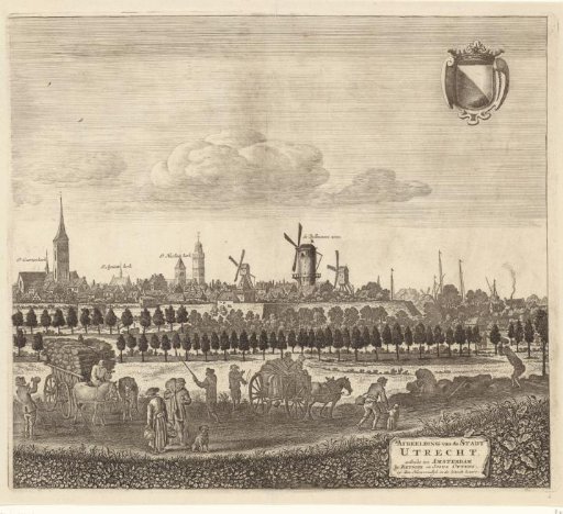View of Utrecht from the west, (plate IV)