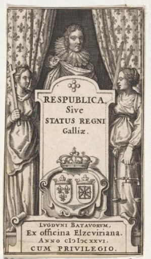 Allegorical representation with Faith and Justice