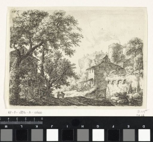 City Wall with an Inn