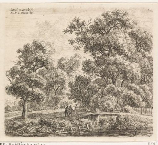 Man and woman by a narrow bridge