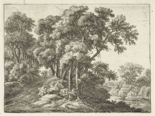 Country Road along a River