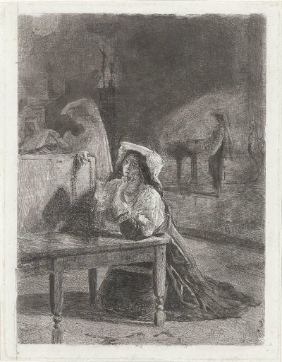 Woman with a Rosary