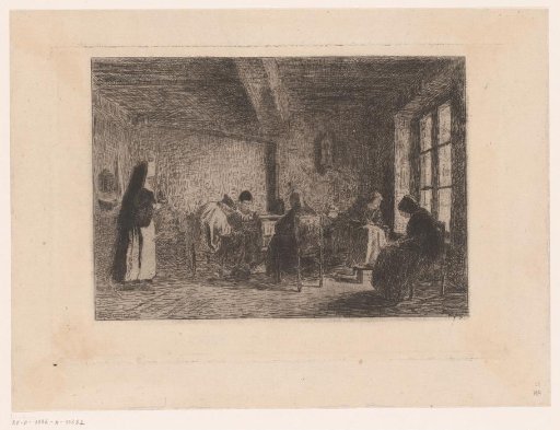 Room with Old People, Under the Supervision of a Nun