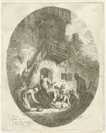 Slaughter scene