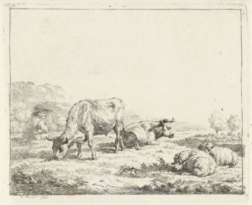 Seated shepherd