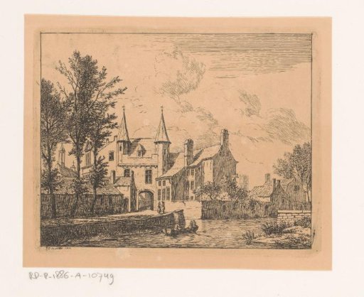 View of the Prinsenhof in Ghent