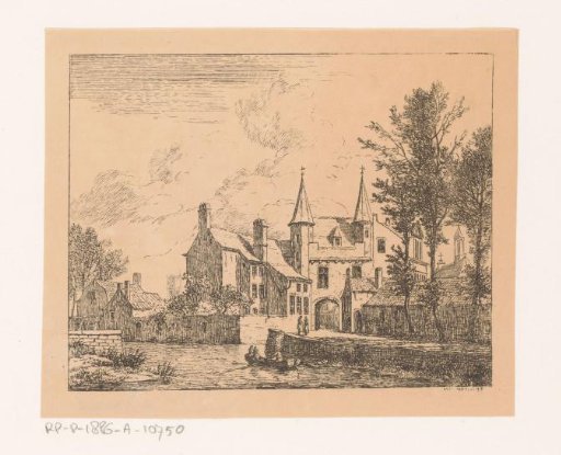View of the Prinsenhof in Ghent