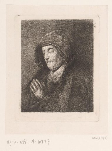 Portrait of Neeltje Willemsdr. Zuytbrouck praying