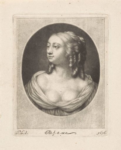 Bust of a Young Woman with Half-Exposed Bosom