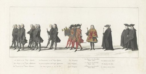 Funeral procession of William IV, 1752, plate 29