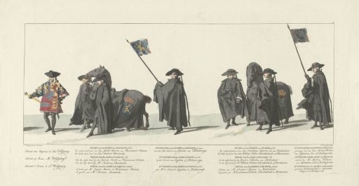 Funeral procession of William IV, 1752, plate 18