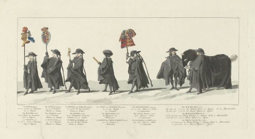 Funeral procession of William IV, 1752, plate 23