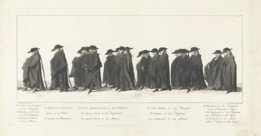 Funeral procession of William IV, 1752, plate 25