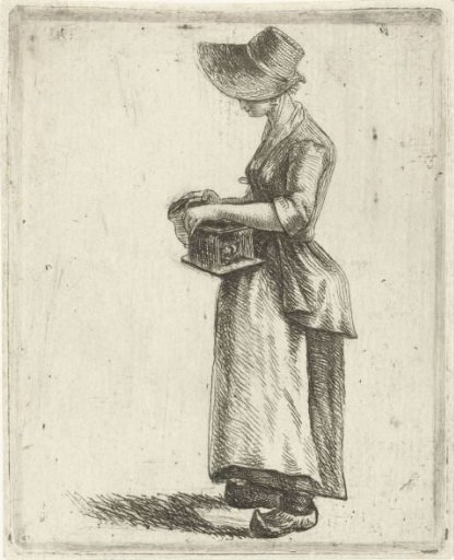 Maid with a warming pan