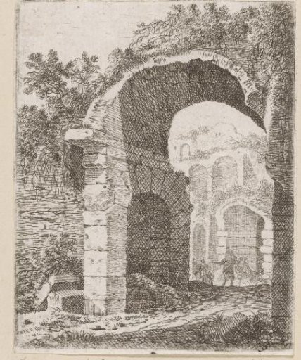 Ruin of a portico
