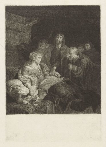 Christ heals the mother-in-law of Peter