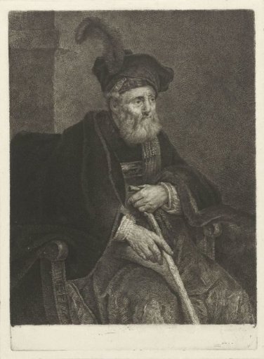 Portrait of an Unknown Old Man in a Chair
