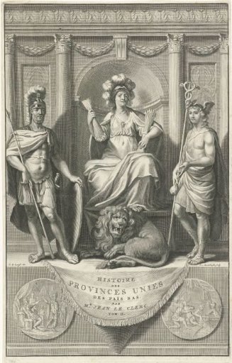 Dutch Maiden flanked by Mars and Mercury